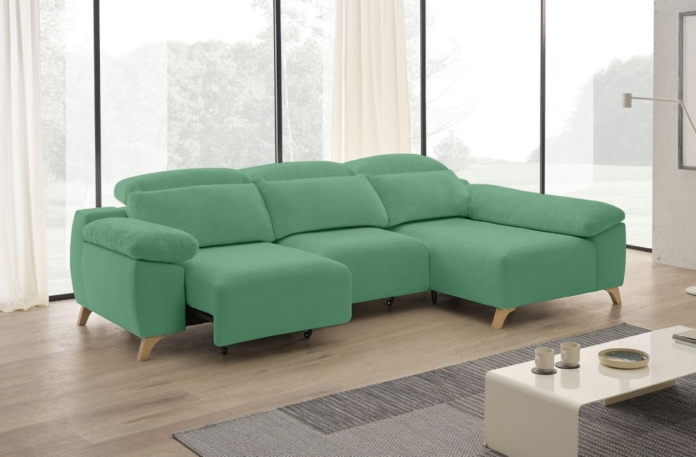 Sofá chaise longue de tela Boost de StyleKomfort - principal