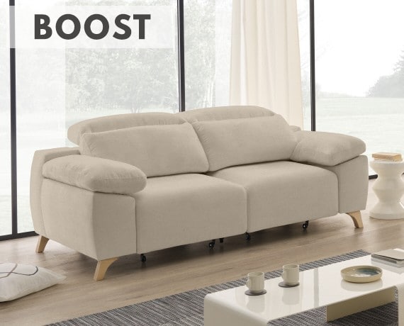 Sofá de tela Boost de StyleKomfort - principal