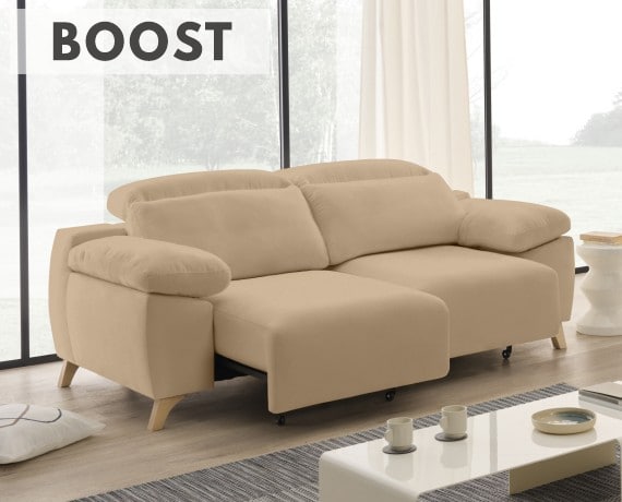 Sofá de tela Boost de StyleKomfort - principal
