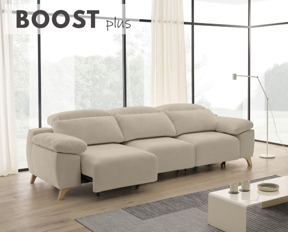Sofá de tela Boost Plus de StyleKomfort - principal