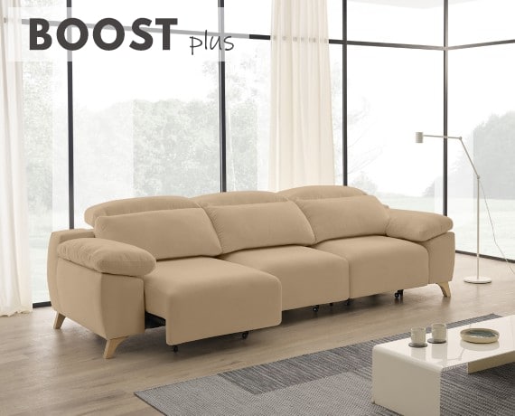 Sofá de tela Boost Plus de StyleKomfort - principal