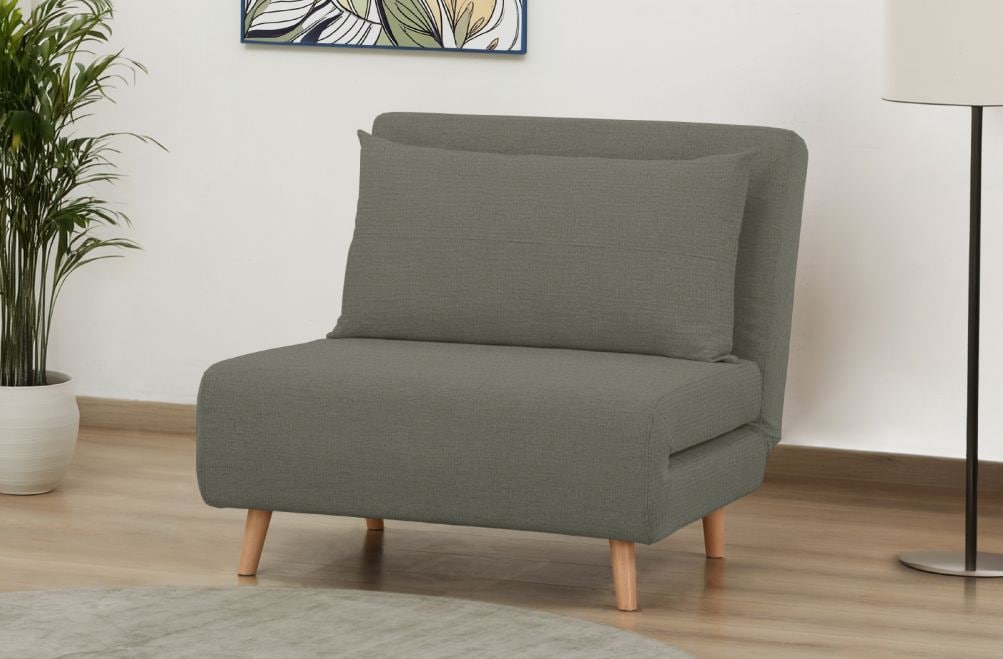 Sofá cama de tela Level de HOME - principal