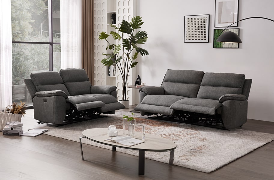 Sofá relax de tela Onara de HOME - principal