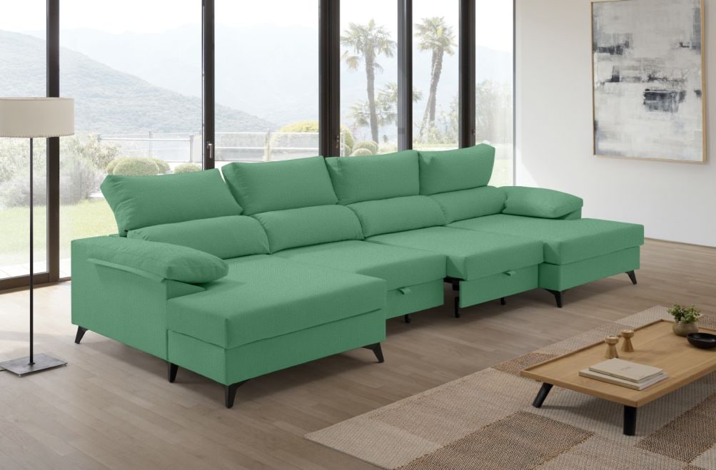 Sofá de tela Hércules de HOME - principal