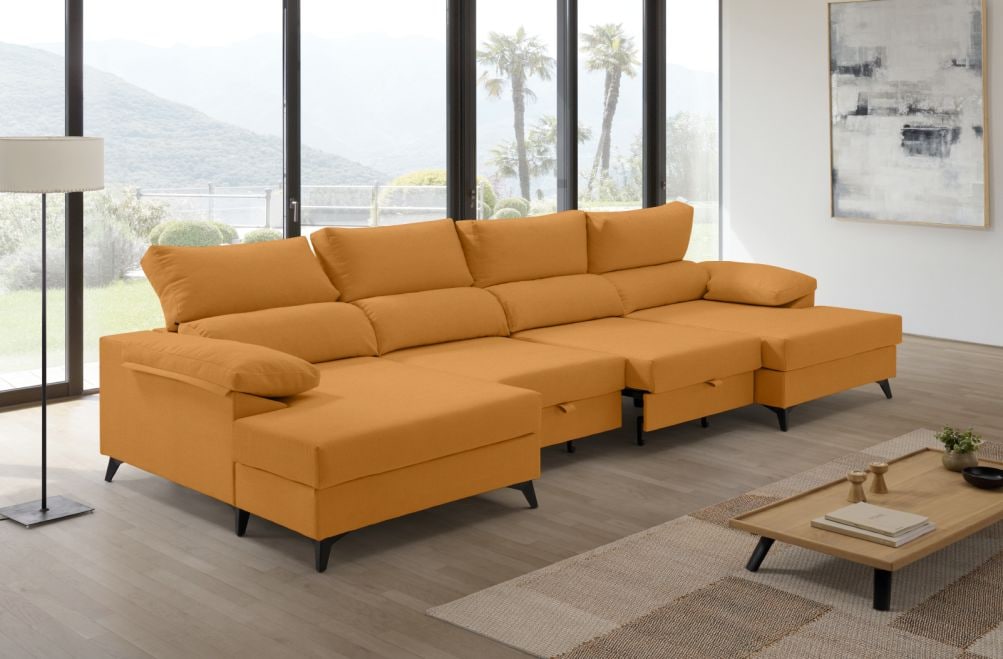 Sofá de tela Hércules de HOME - principal