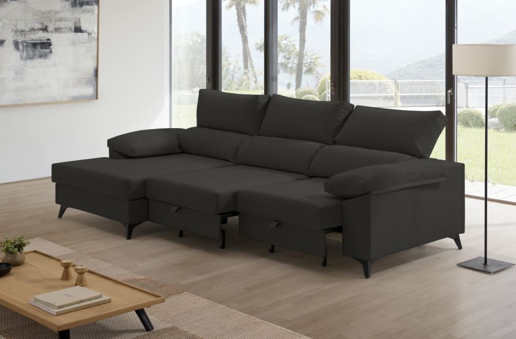 Sofá de tela Hércules de HOME - principal