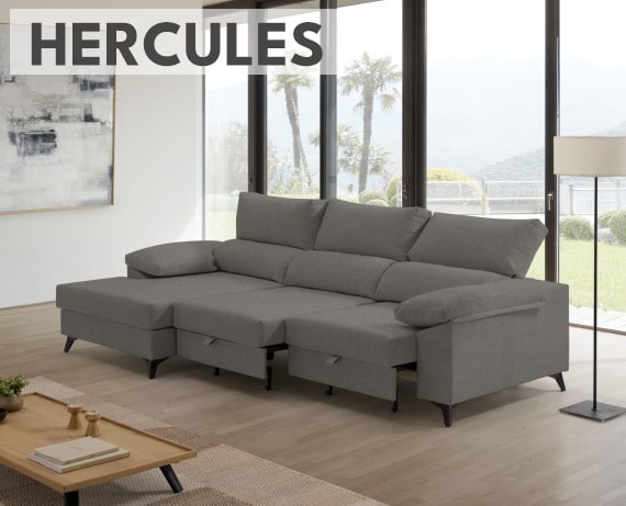 Sofá de tela Hércules de HOME - principal