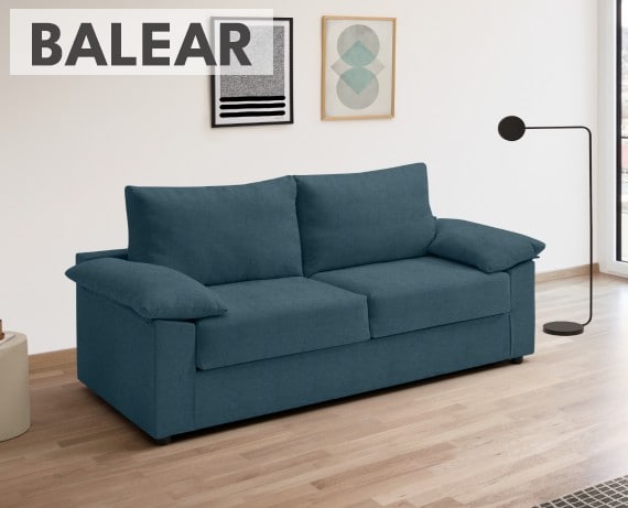 Sofá cama de tela Balear de HOME - principal