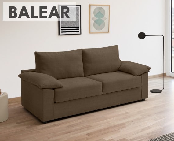 Sofá cama de tela Balear de HOME - principal
