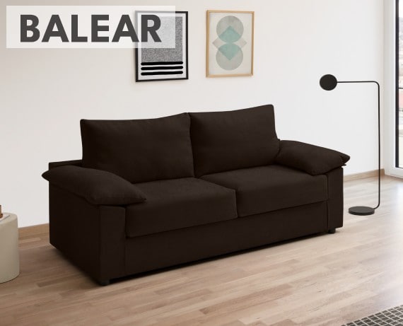 Sofá cama de tela Balear de HOME - principal