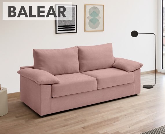 Sofá cama de tela Balear de HOME - principal