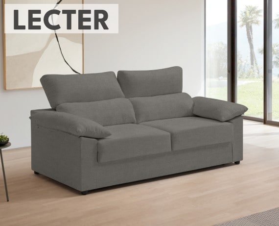 Sofá cama de tela Lecter de HOME - principal