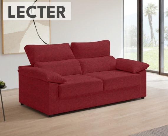 Sofá cama de tela Lecter de HOME - principal