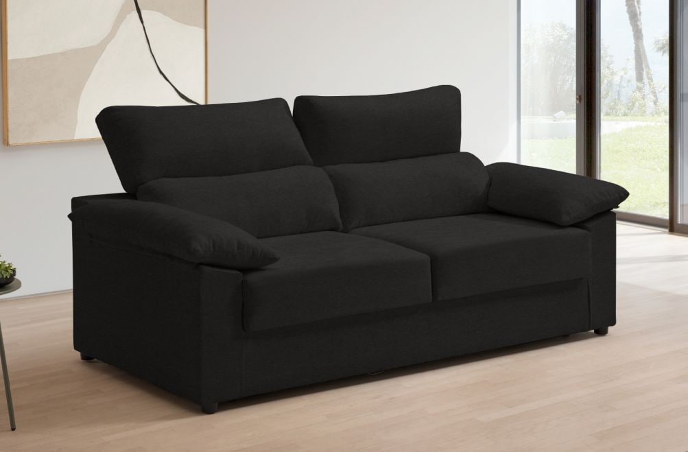 Sofá cama de tela Lecter de HOME - principal