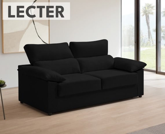 Sofá cama de tela Lecter de HOME - principal