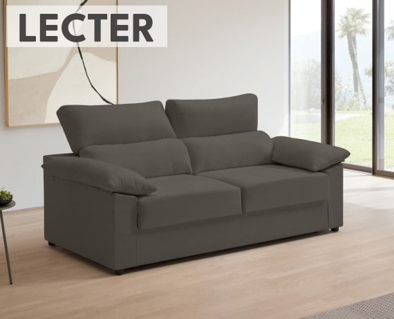 Sofá cama de tela Lecter de HOME - principal
