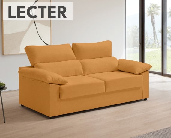 Sofá cama de tela Lecter de HOME - principal