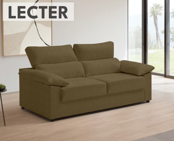 Sofá cama de tela Lecter de HOME - principal
