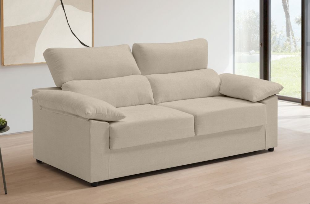 Sofá cama de tela Lecter de HOME - principal