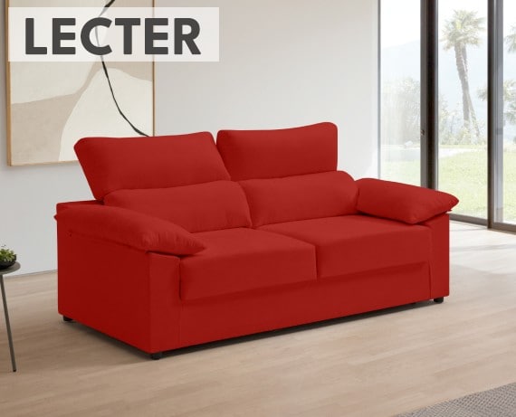 Sofá cama de tela Lecter de HOME - principal