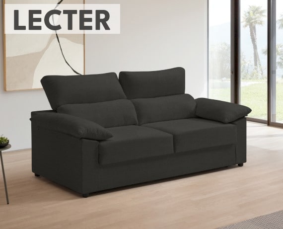 Sofá cama de tela Lecter de HOME - principal