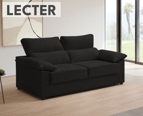 Sofá cama de tela Lecter de HOME - principal