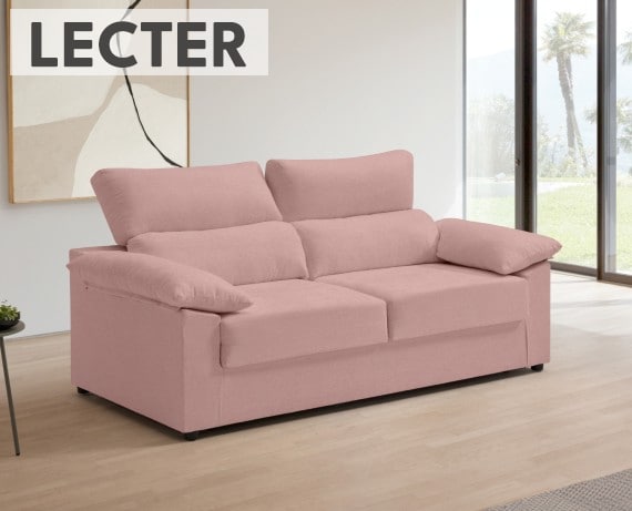 Sofá cama de tela Lecter de HOME - principal