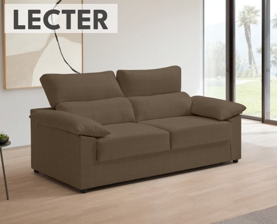 Sofá cama de tela Lecter de HOME - principal