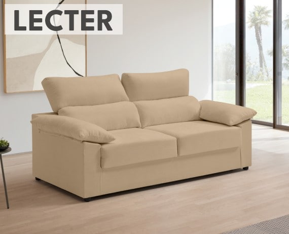 Sofá cama de tela Lecter de HOME - principal