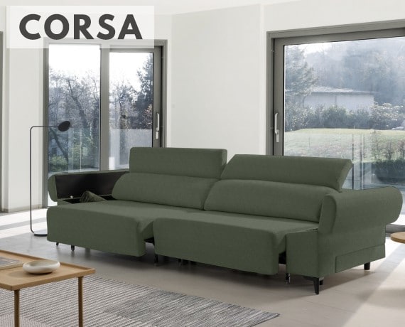 Sofá de tela Corsa de HOME - principal