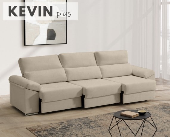 Sofá de tela Kevin Plus de HOME - principal