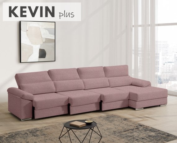Sofá de tela Kevin Plus de HOME - principal