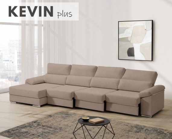 Sofá de tela Kevin Plus de HOME - principal