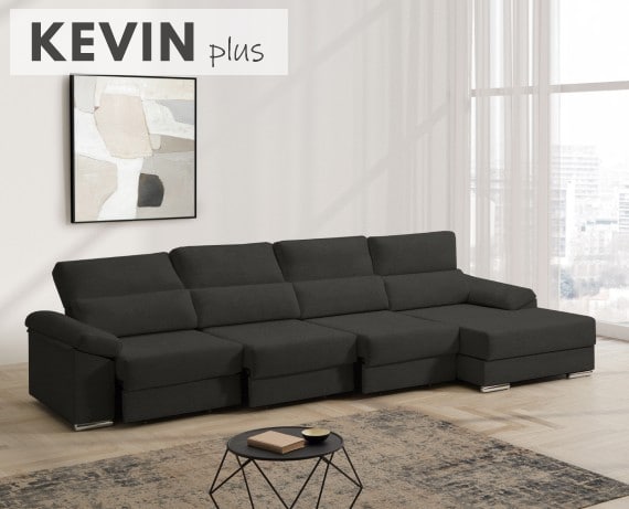 Sofá de tela Kevin Plus de HOME - principal