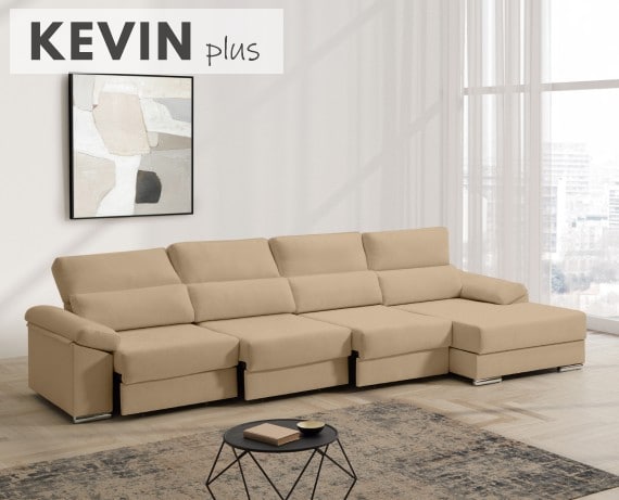 Sofá de tela Kevin Plus de HOME - principal