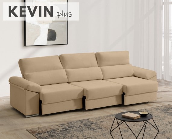 Sofá de tela Kevin Plus de HOME - principal