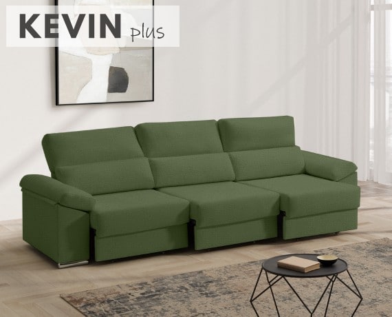 Sofá de tela Kevin Plus de HOME - principal