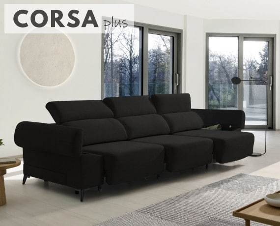 Sofá de tela Corsa Plus de HOME - principal