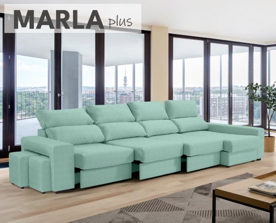 Sofá de tela Marla Plus de HOME - principal