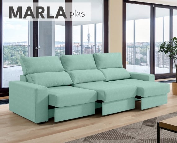 Sofá de tela Marla Plus de HOME - principal