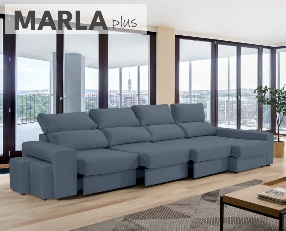 Sofá de tela Marla Plus de HOME - principal