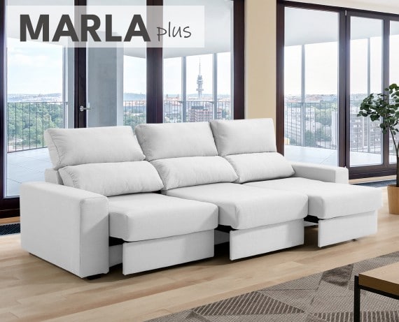 Sofá de tela Marla Plus de HOME - principal