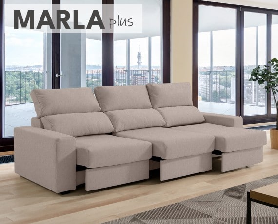 Sofá de tela Marla Plus de HOME - principal