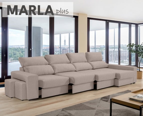 Sofá de tela Marla Plus de HOME - principal