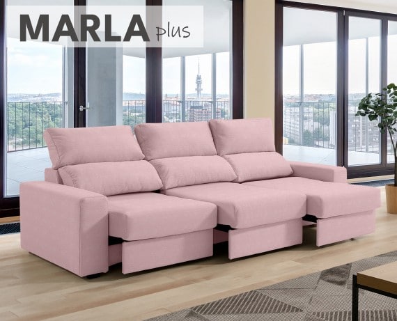 Sofá de tela Marla Plus de HOME - principal