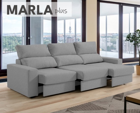 Sofá de tela Marla Plus de HOME - principal