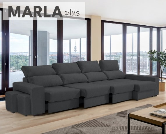 Sofá de tela Marla Plus de HOME - principal