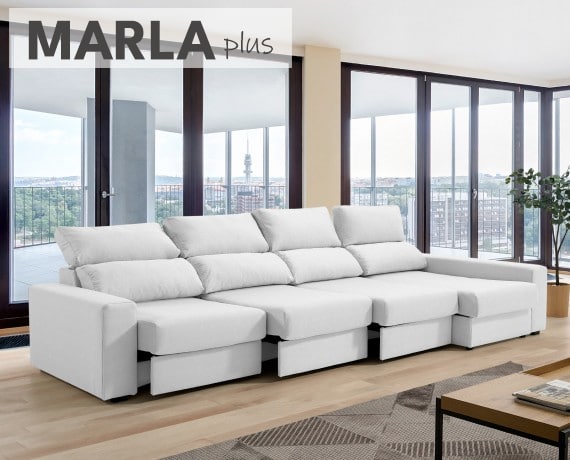 Sofá de tela Marla Plus de HOME - principal