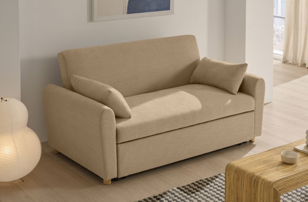 Sofá cama de tela Módena de HOME - principal