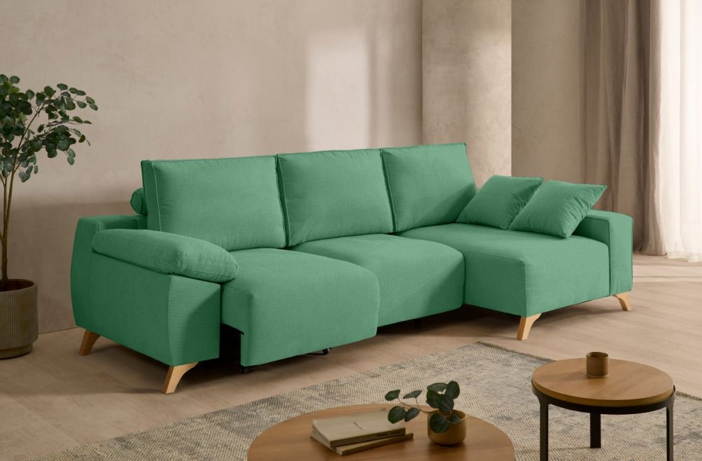 Sofá chaise longue de tela Nova de StyleKomfort - principal